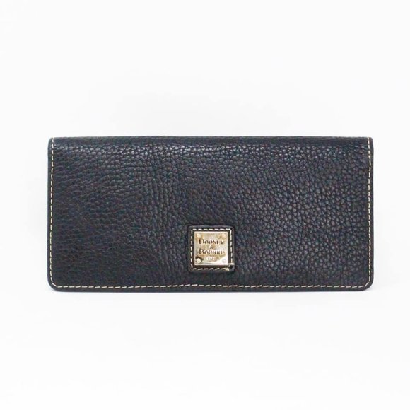 DOONEY & BOURKE Handbags - DOONEY & BOURKE #33129 Black Pebbled Leather Wallet
